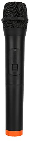 LUCKDANO Microphone VHF Portatif Professionnel Micro VHF sans Fil Récepteur USB Plug and Play pour Chanter la Parole avec Une Portée de 50 M Signal Stable Plastique ABS Noir