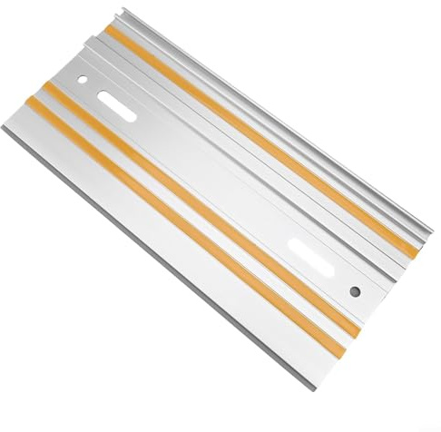 Binario di guida per sega circolare | Guida per banco da lavoro in lega di alluminio estrusa | Compatibile con attrezzature da officina T-Track e carpenteria, 300 mm/400 mm (400 mm)