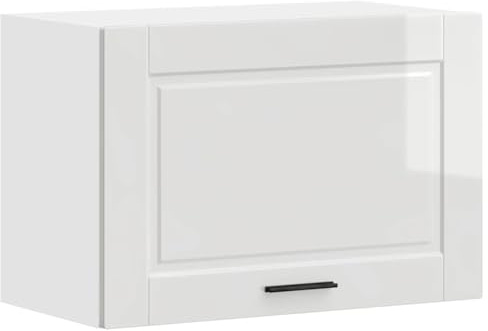 SDWEHBJ Küchen-Hängeschrank Hochglanz-Weiß, 60 x 31 x 40 cm, Holzwerkstoff, Wandmontage