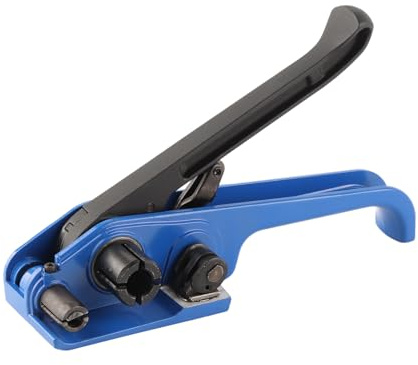 Cocoarm Outil de Tension et Sertissage pour Feuillard PET PP, avec Serrage Rotatif pour Ruban Plastique de 16 à 19 Mm
