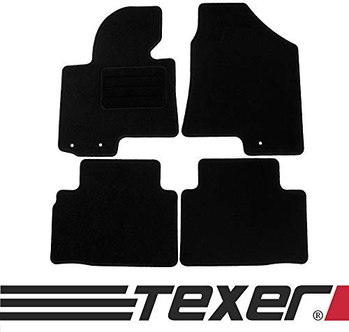 Car Mat Co TEXER Textil Fußmatten Passend für Hyundai ix35 LM Bj. 2009-2015 Basic