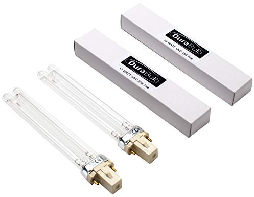 DuraBulb Lot de 2 ampoules ultraviolet G23 de rechange 13 W pour filtres UVC et clarificateurs de bassin