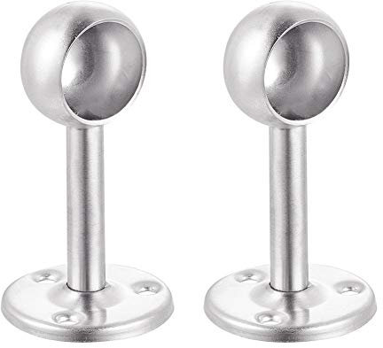 INCREWAY 2 tubos de acero inoxidable para armario, 25 mm de diámetro