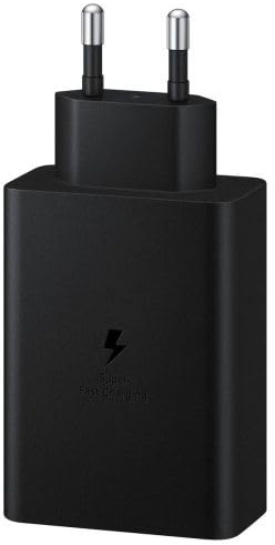 Samsung EP-T6530NBEGEU - Adaptateur Secteur Trio 2 x USB Type C & 1x USB A (64W, Noir) - Emballage Original