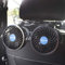 CATPOWER Elektroauto-Ventilatoren für den Rücksitz Passagier Tragbarer Autositz-Ventilator Kopfstütze 360 Grad drehbarer Rücksitz-Auto-Ventilator 12-V-Kühlluftventilator mit stufenloser