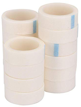 15pcs Disposable Cohesive Tattoo Bandage, Tattoo Aftercare Non-Woven Fabric Breathable Adhesive Dressing Fixation Tape Tattooing Supplies 1.25cm x 4.5m