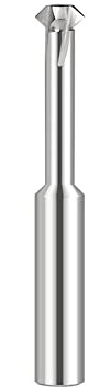 ALEYHA 90 Degree Front Back Deburrer Double Angular Chamfering Cutter Inner Chamfer,D6x25xD3.0xD6x50