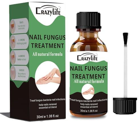 Nail Fungus Treatment for Toenail, Extra Strong Nail Fungus Treatment for Toenail and Fingernail Anti fungus Nail Repair and Strengthen Fix & Renew Damaged Broken Nails (30ml)