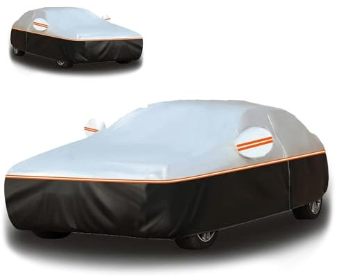 Autoabdeckung Vollgarage für M𝐢ts𝐮bishi Mini Cabrio R52 2004-2008(xxcm),Anti-Ultraviolett,verhindert Alterung der Farbe,wärmeisolierend,flammhemmend,Regen- und schneefest