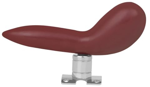 GOOHOCHY Fagott Daumenauflage Roter Abnehmbarer Handhalter mit Versilbertem Sockel aus Abs und Metall Ergonomisch für Bassoon