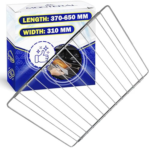 Rejilla Universal para Horno Longitud 370-650 mm Anchura 310 mm - Garantía de 10 Años - MONTERAL