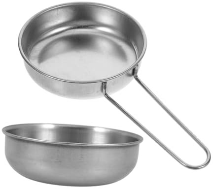 BIUDECO 2piezas Tapa Inoxidable Para Apagar De Estufas De Alcohol Cubrequemadores Resistente Al Calor y Duradero Accesorios De Cocina y Camping