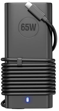 65W USB C Laddare för Dell Latitude 5540 5420 7400 5440 7440 3540 5520 7420 5430 7390 7320 5530 7430 3440 7340 5320 7410 7330 7530 ChromeBook 3100 XPS 13 Type C Fast Charger Adapter