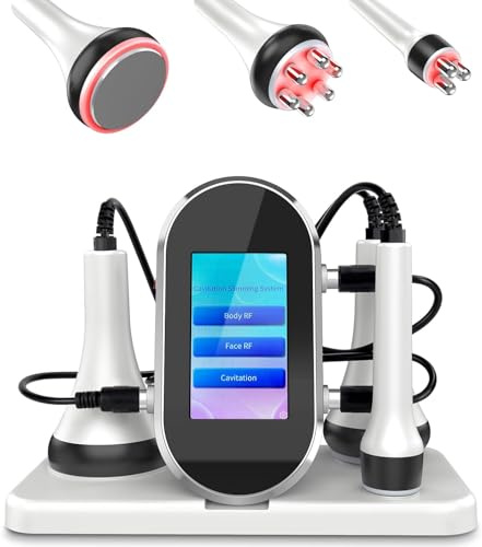 Cozion Radiofrequenza Viso e Corpo Cavitazione 3 in 1 Radiofrequenza a Cavitazione Multipolare 40K Macchina di Bellezza per Cavitazione Macchina Anticellulite Massaggiatore