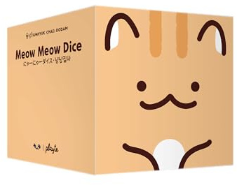 Cubo de dados Meow Meow versión 2~4 jugadores/15 minutos/playte/lboard