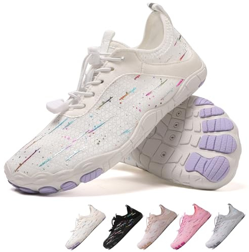 Hiking Footwear Barefoot for Womens Men,Quick Dry Water Shoes,Beach Pool Aqua Swim Surf Hiking Walking Shoes,Non-Slip Athletic Footwear Wide Toe Water Shoes