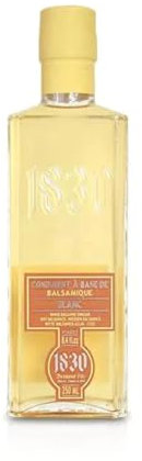 Condimento Bianco – Weißer Balsamico‑Essig, 250 ml, mild mit 4 % Säure, fruchtig und süß, ideal für Salat, Fisch und Gemüse – Premium‑Essig aus Italien – Maison Brémond 1830