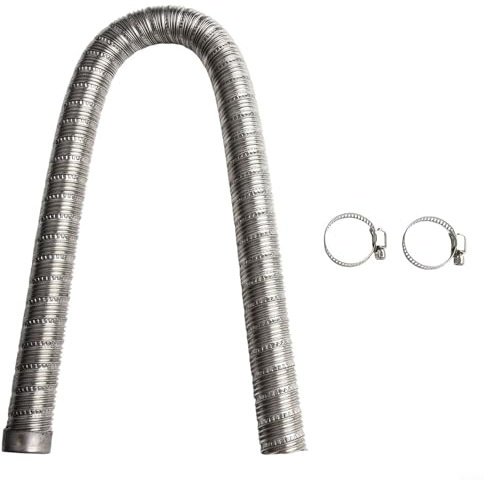 High Temperature Exhaust Pipe for Diesel Air Heater, 60cm Stainless Steel, 22mm for Eberspacher & For Webasto