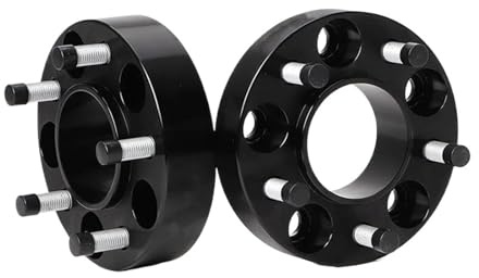 MBPBVRVAF Radnaben Zentrierringe FÜR Civic FÜR Typ R FÜR Tesla FÜR Model S/X 2 Stück 25/30/35/40mm PCD 5x120 CB 64,1mm M14x1,5 Rad Spacer Adapter Radabstandsscheiben(2PCS 35mm Black)