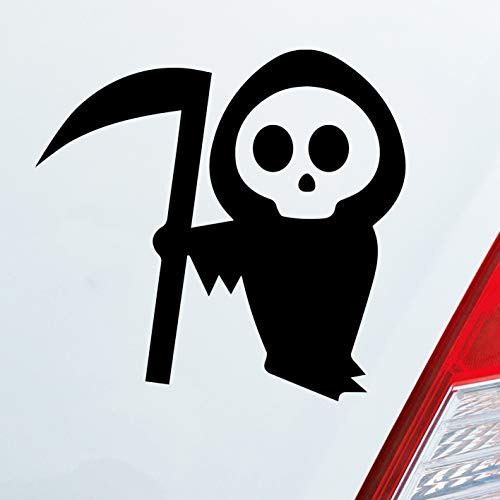 Hellweg Druckerei Sensenmann Tod tot Death Sense Mann Auto Aufkleber Sticker Heckscheibenaufkleber