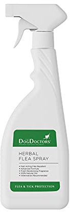 The Dog Doctors Natural Flea, Ticks & Mites Repellant Spray.