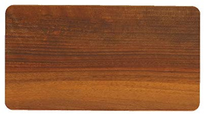 Lot de 12 planches à petit-déjeuner HOFMEISTER® en bois de noyer local, 22 cm, 100 % fait à la main, protège vos couteaux - Planche à pain solide pour les études, petite planche