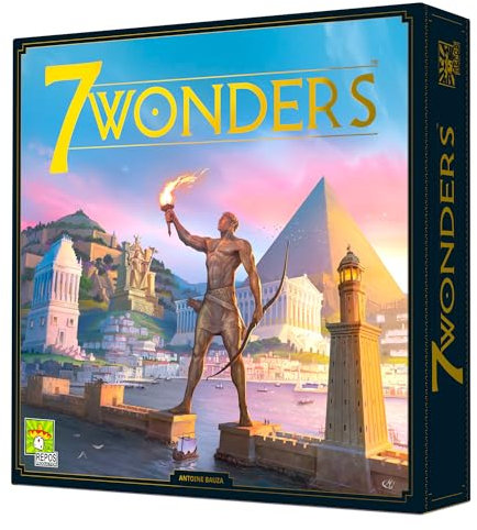 Repos Production , 7 Wonders 2nd Edition , Board Game , Ages 10+ , 3 -7 Players , 30 Minutes Playing Time - Englische Sprache