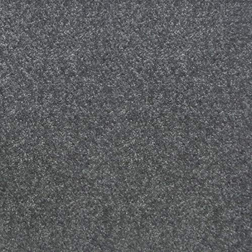 247Floors Quality Feltback Twist Pile Carpet Stain Resistant Cheap (Slate Grey, 3.5m x 4m / 11ft 5 x 13ft 1)