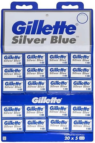 Gillette Silver Blue Rasierklingen, 100er Pack