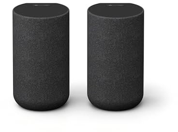 Sony SA-RS5 Wireless Rear Speakers with Built-in Battery for BRAVIA Theater (BAR 8, BAR 9), HT-A7000/A5000/A3000 and STR-AN1000