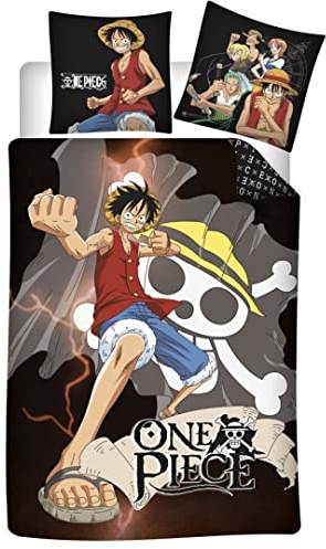 Aymax One Piece Kinder Bettwäsche Set Bettbezug 140 x 200 cm + Kissenbezug 63x63 cm