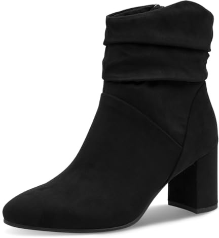 MARCO TOZZI Damen Stiefeletten mit Absatz Elegant Blockabsatz