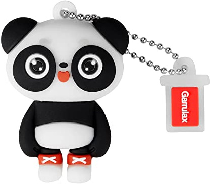 GARRULAX USB Flash Drives, 64GB Waterproof Silicone USB2.0 High Speed USB Thumb Drives Memory Stick Pen Date Storage Pendrive U Disk (Panda)