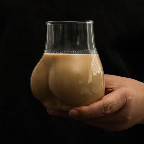 4 Bicchieri Di Vetro A Forma Di Corpo, Bicchieri Da Birra A Forma Di Culo Divertenti, Bicchiere Da Cocktail, Tazza Di Caffè Con Succo Trasparente, Tazze Di Whisky, Tazza Di Culo Creativa, 450 Ml