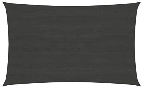 Sonnensegel, CIADAZ Seilspannmarkise, Segeltücher Für Terrasse, Terrasse Sonnenschutz, Balkon Sonnensegel, 160 g/m² Anthrazit 2,5x4 m HDPE