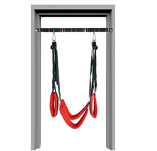 ZTHBYSB Erwachsene Indoor Sexy SM Bondage Sex Schaukel, Fetisch Decke Paare Liebesschaukeln, 360 ​​° Drehbare Swing Sex Stuhl Sex Möbel Sexspielzeug (Rot),Long