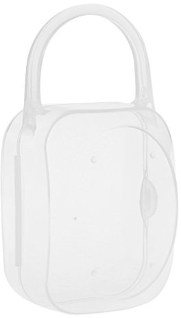 jdstty Biberon portable pour bébé et enfant - Tétine pour étui - Boîte de rangement pour voyage en plein air, blanc