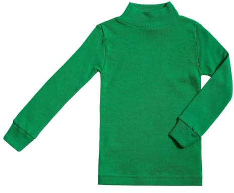 BABIDU Punt NOU Camiseta Interior Niños Unisex Cuello Medio Alto Semicisne, Ropa Interior para Niño Y Niña Unisex Canottiera Unisex - Bambini e Ragazzi