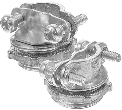 Operitacx 2pezzi Morsetto Per Da Nm Connettore Per Scatola Giunzione Adattatore Per Condotto Elettrico Raccordo Per Morsetto Pressione Materiale in Resistente Alla Corrosione