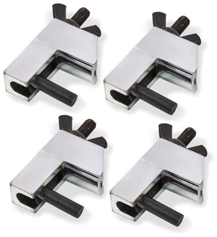 4pcs Hose Pinch Clamp Pliers 4pcs Metal Brake Line Clamp for Flexible Hoses Fuel Hoses Hose Clamp Pliers