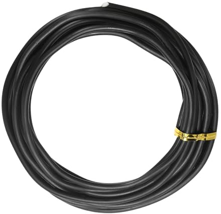 YELARXI Bonsai Training Wire, 3.5mm x 16.4 ft Anodized Aluminum Floral Plant Training Wire Bendable Metal Stems Accessories for Gardening Branch Fixing Crafts (Black)