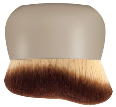 Cepillo de bronceado ergonómico para el cuerpo, tamaño grande, sin rayas, mezcla de cuello, piernas, brazos, acabados suaves, cepillo multifuncional para bronceado corporal