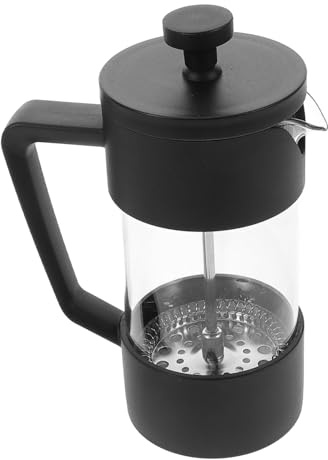 ABOOFAN Cafetera Prensa Francesa Vidrio Borosilicato Resistente Calor para Café Frío y Caliente Uso Camping Viaje Hogar