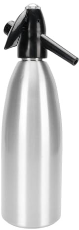 ZDETGU Soda Siphon Maker, Sparkling Water with Fruit Infuser, 1L Portable Siphon for Home Bar, Outdoors, Cocktail DIY Drinks