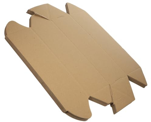 BCOATH Tubes D'expédition Triangulaires en Carton Kraft Conception Ergonomique Lot de 10 Assemblage Facile pour Emballage et Transport pour Affiches et Bouteilles de Vin