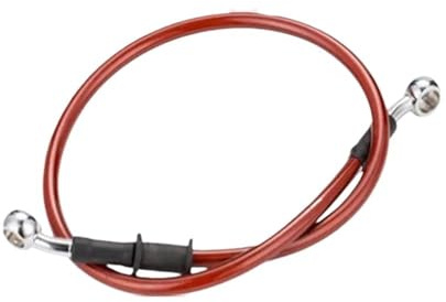Motorrad-Bremsleitung, Stahlflex-Hydraulik-verstärkt, Kupplungsölschlauch, 500 bis 800 mm, 1 Stück, universelle Motorrad-Bremsleitung