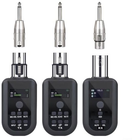 Esperienza audio migliorata Sistema microfonico wireless professionale che funziona a 2 4 GHz con connettività XLR affidabile (One drag two)
