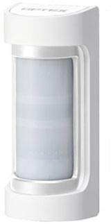 OPTEX VXS-DAM(W) Rivelatore doppio PIR+MW da esterno cablato, 12m 90°, con antimascheramento
