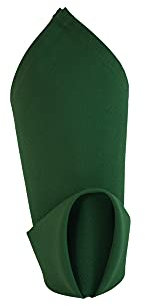Weavric Cloth Dinner Napkin Bulk, Set of 12, 20 X 20 Inches 51 X 51 cm, Wrinkle-Free Washable Reusable Forest Green Table Napkins with Hemmed Edge for Christmas, Wedding, Party, Hotel, Restaurant