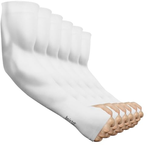 beister 6/3 paia di manicotti di raffreddamento per braccio con protezione UV per donne e uomini, protezione solare lunga per ciclismo